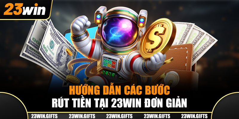 Hướng dẫn các bước rút tiền tại 23Win đơn giản